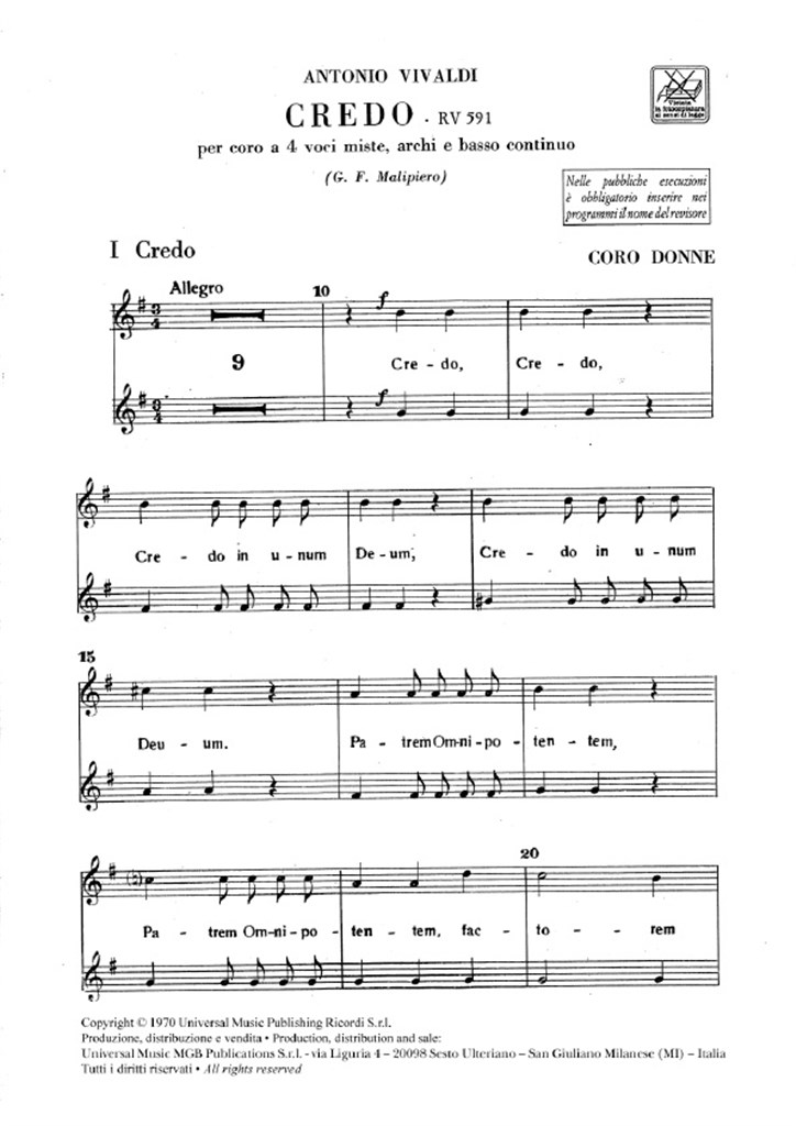 Credo Rv 591